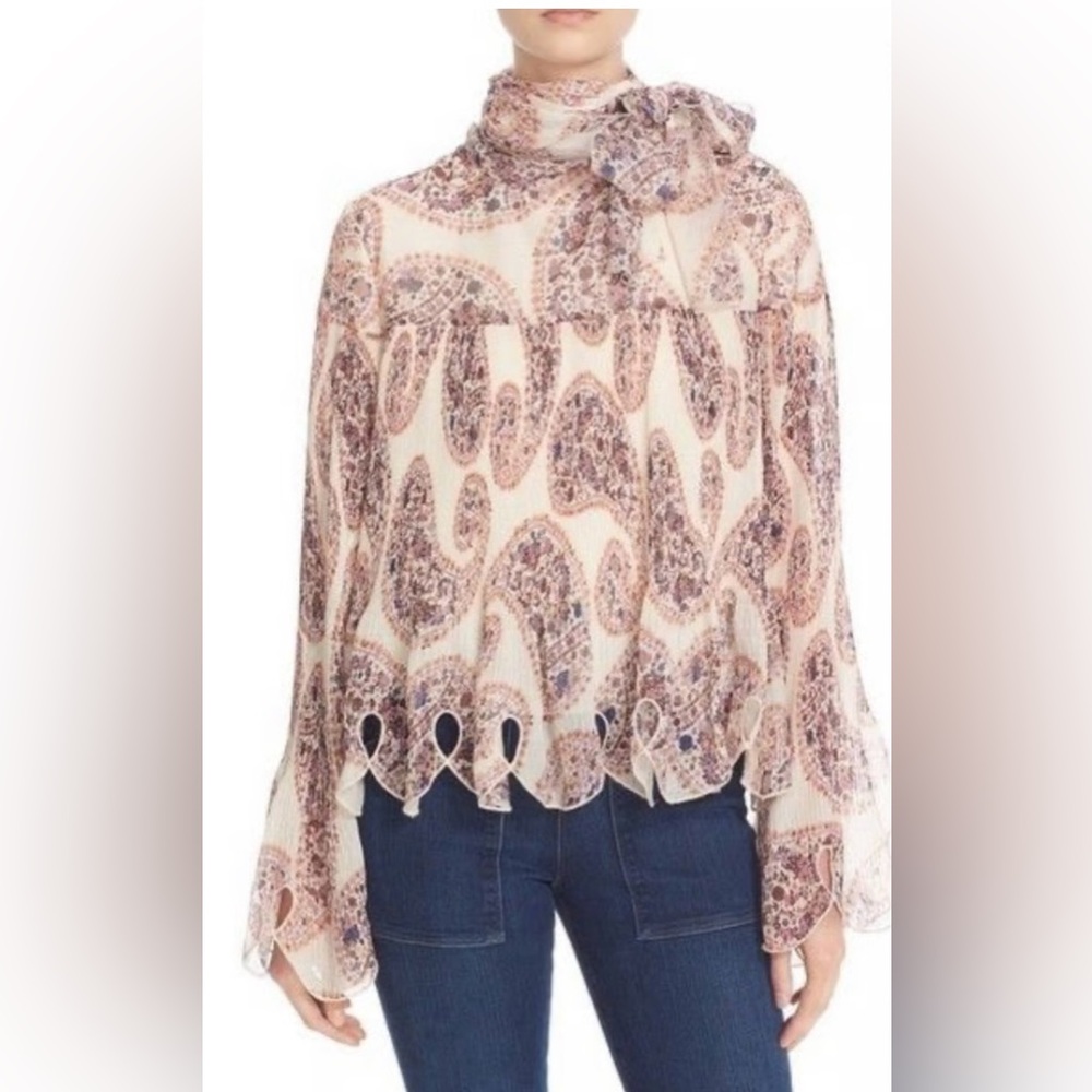 See by Chloe Paisley Print Blouse